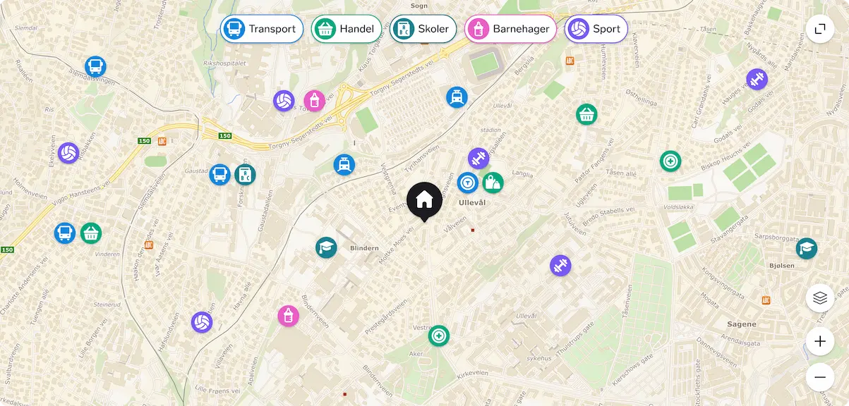 Bilde av nabolagsprofil i kart